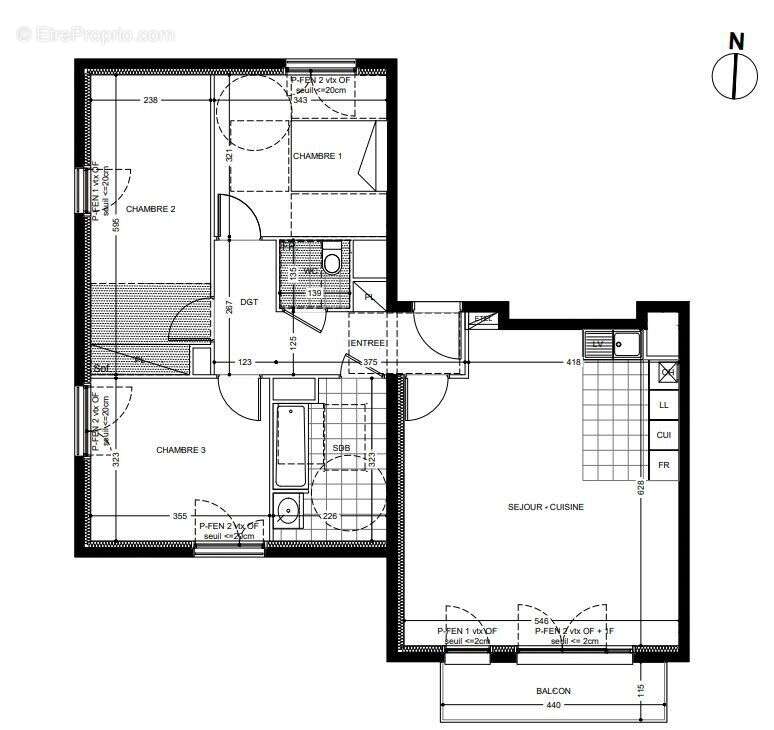 Appartement à ROSNY-SOUS-BOIS