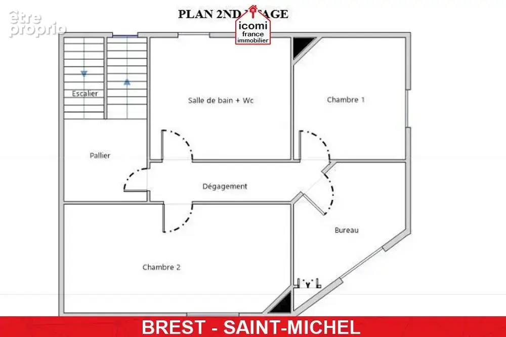Finistere - brest (29200) - a vendre - maison de charme des annees 30 de 150 m² avec jardin clos et garage - 4 chambres - renova - photo 9