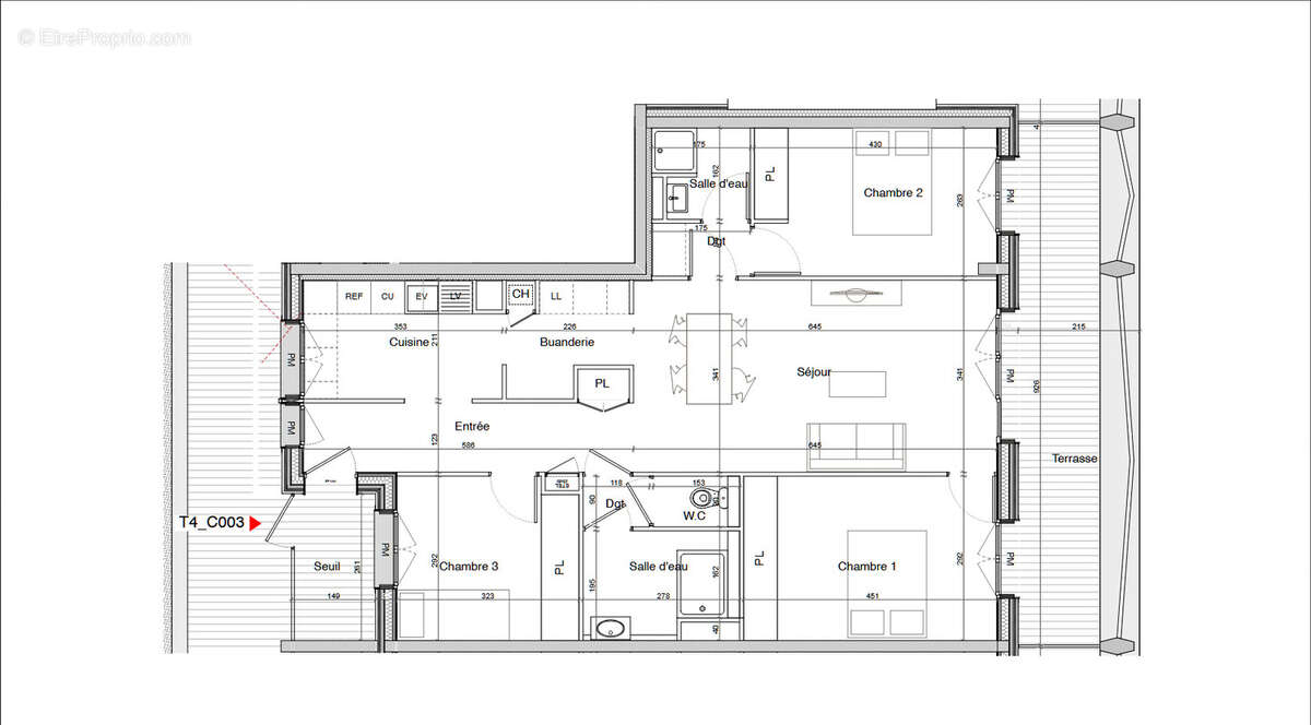 Appartement à TOULOUSE