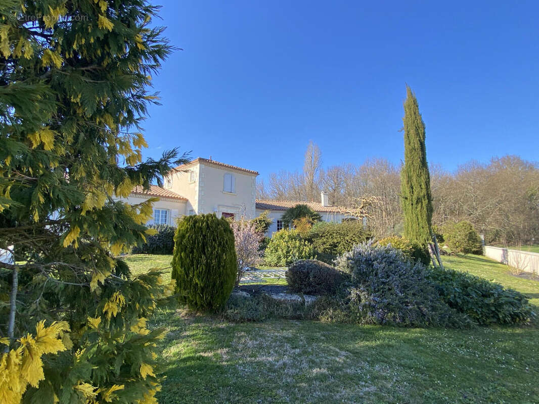 facade - Maison à BARBEZIEUX-SAINT-HILAIRE