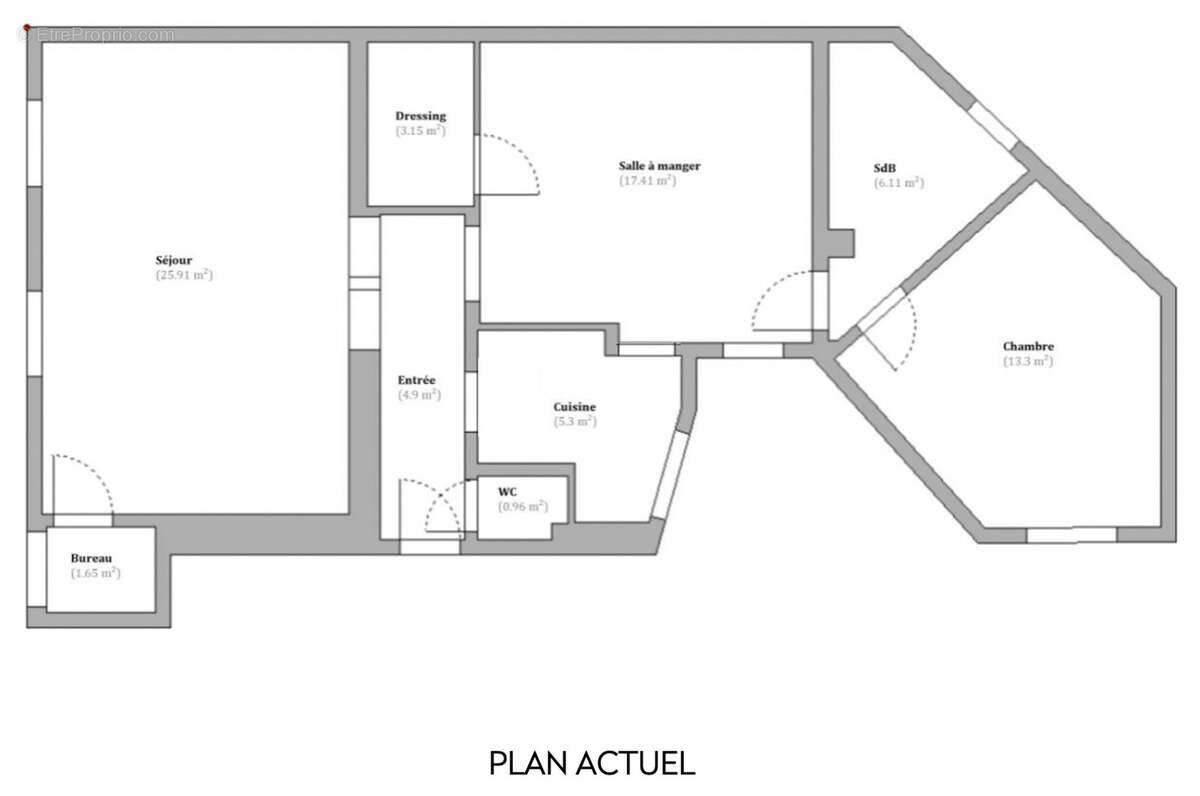 Appartement à PARIS-14E