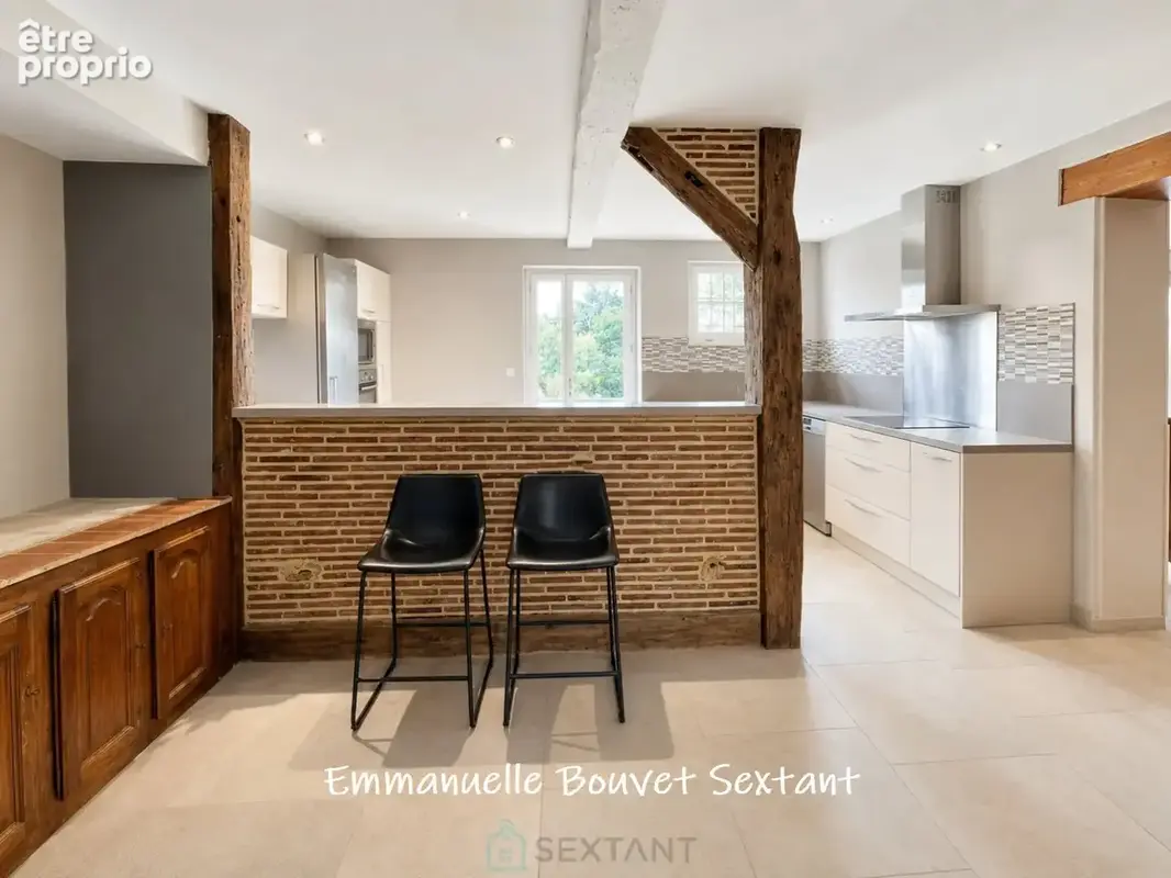 Monbazillac, longère 180 m² avec vue, 5 chambres, garage, séchoir, SPA, ancien chai, 2300 m² de terrain - photo 8