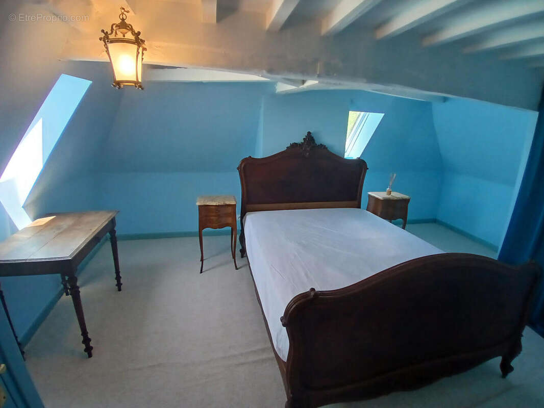 Blue bed - Maison à JUMILHAC-LE-GRAND