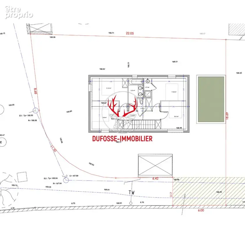 Terrain constructible 342 m² Lyon 9e Proche quais de Saône - photo 4