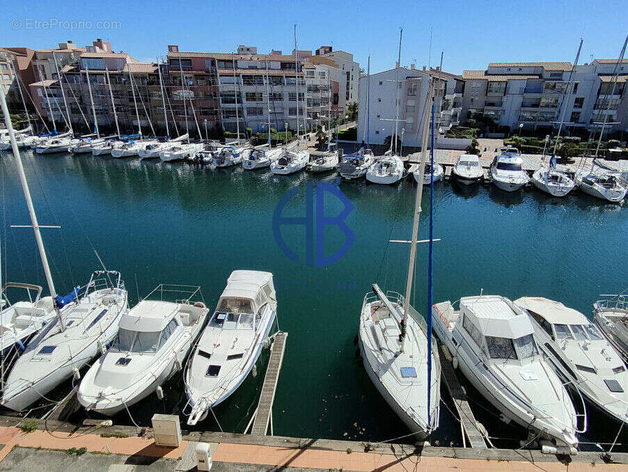 Cap d'agde iles des pecheurs appartement 3 pieces-parking vue chenal - photo 10