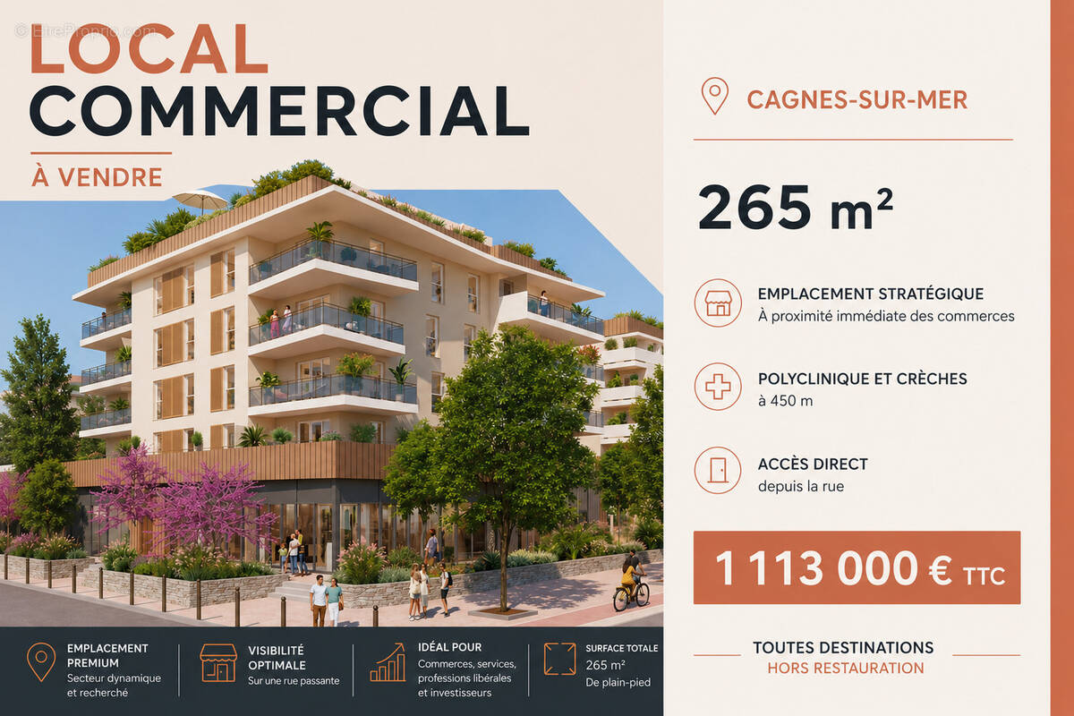 Commerce à CAGNES-SUR-MER