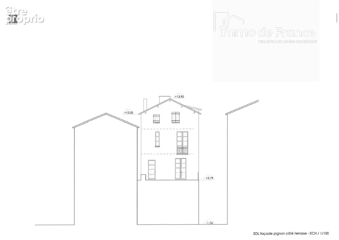 Immeuble de 280 m² avec local commercial et caves - photo 10