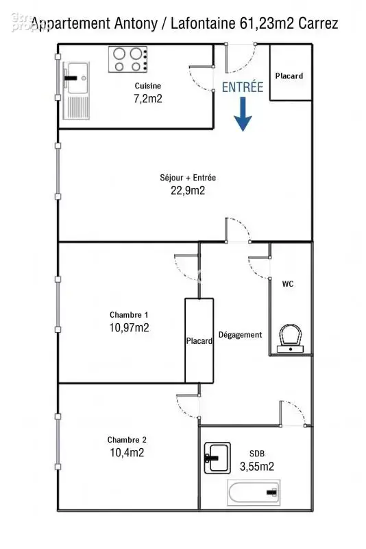 Appartement - photo 13