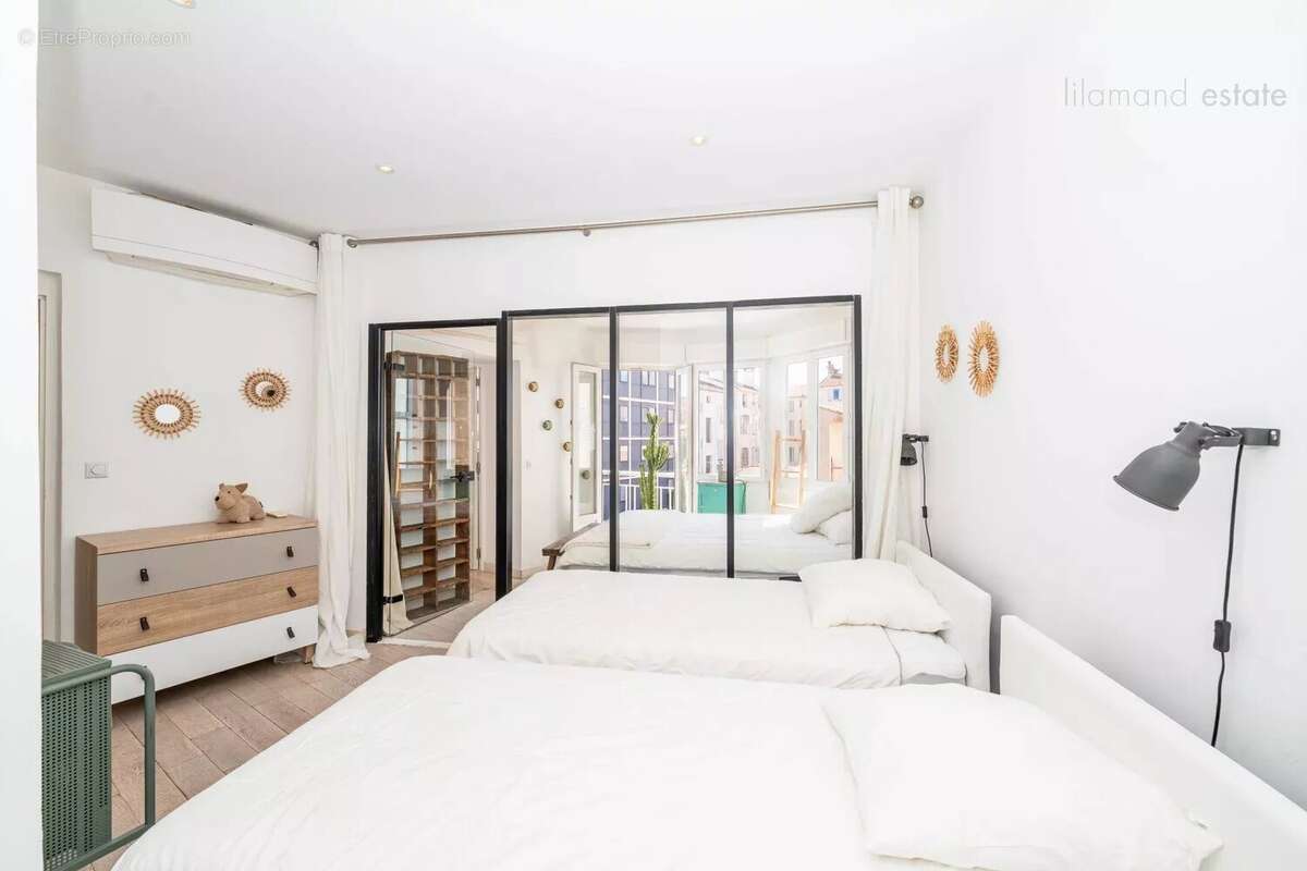 Cannes banane - 3 pieces - ascenseur - balcon - photo 7