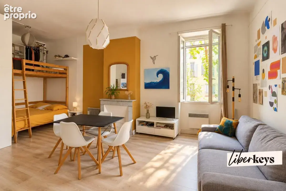 Marseille 5e – grand studio 35 m² avec espace nuit - photo 3