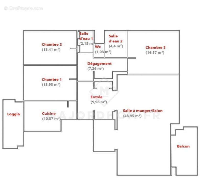Appartement à MARSEILLE-8E