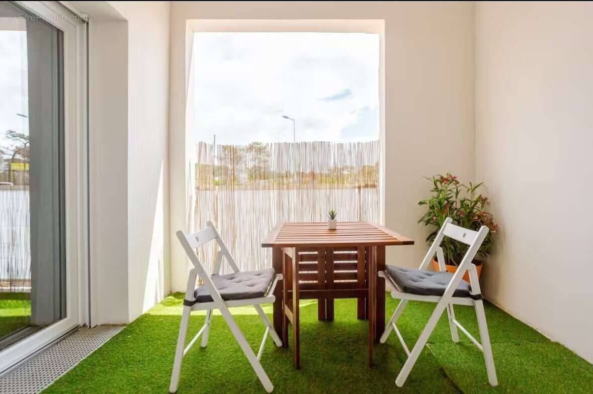 terrasse couverte vue dégagée - Appartement à LACANAU