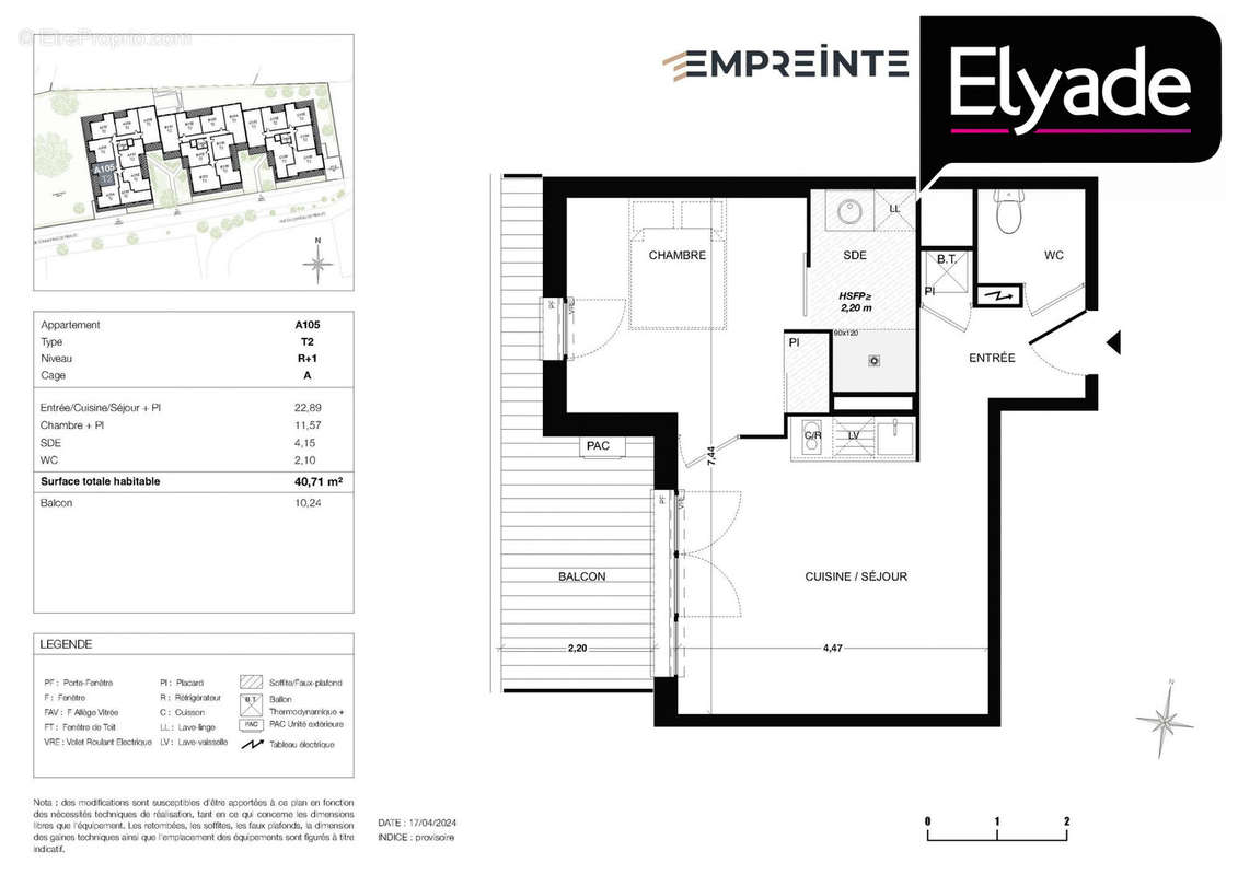 Appartement à QUINT-FONSEGRIVES