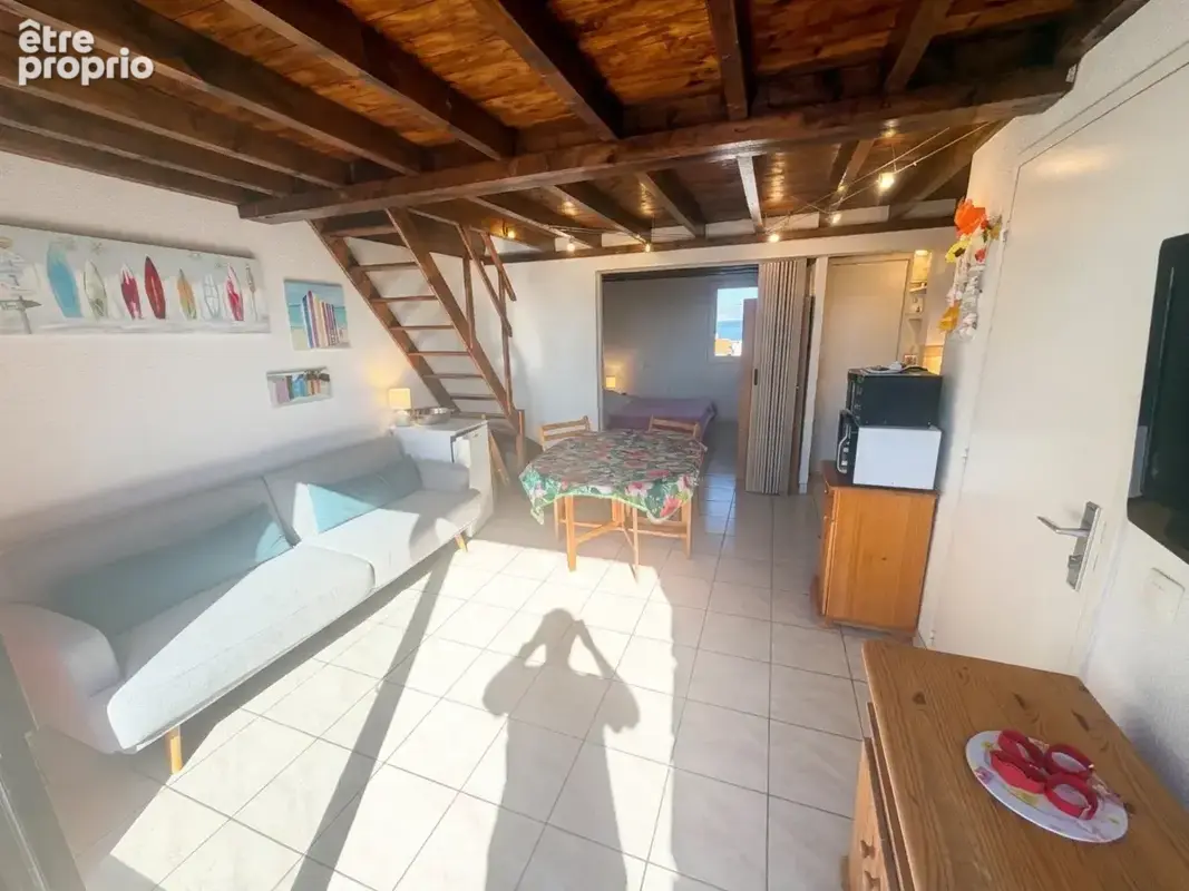 Grand T2 avec belle mezzanine et vue panoramique   Cap Coudalère, Port-Barcarès - photo 3