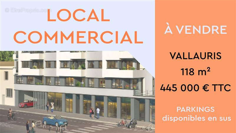 Commerce à VALLAURIS