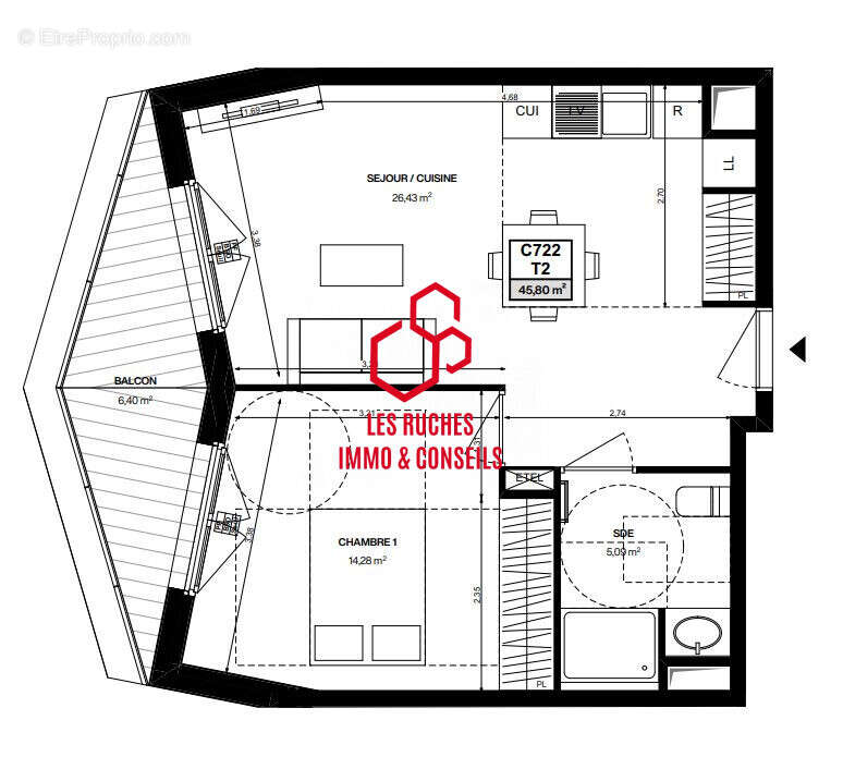 Appartement à AUBERVILLIERS