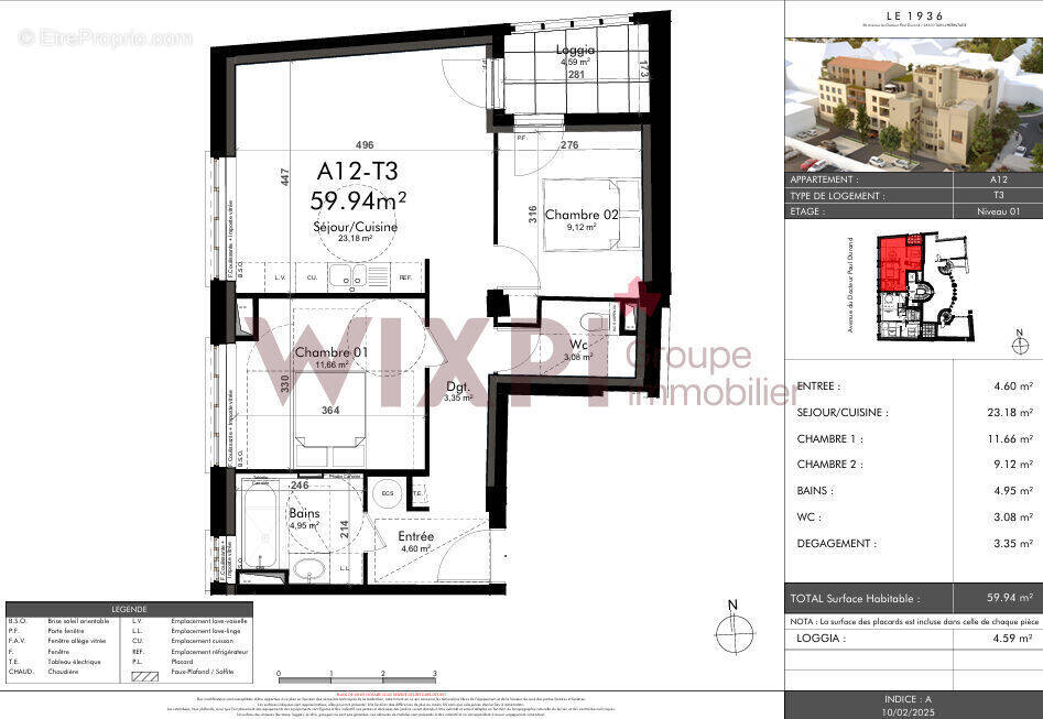 Appartement à TAIN-L'HERMITAGE