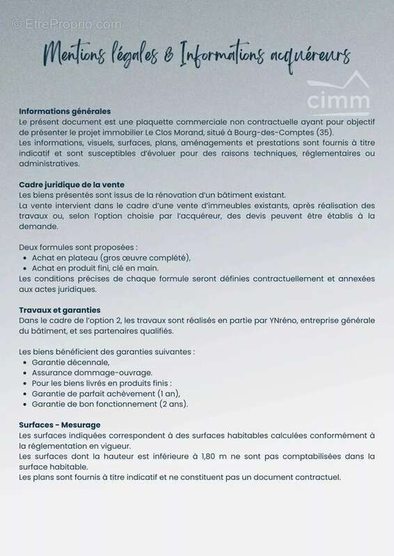 Appartement à BOURG-DES-COMPTES