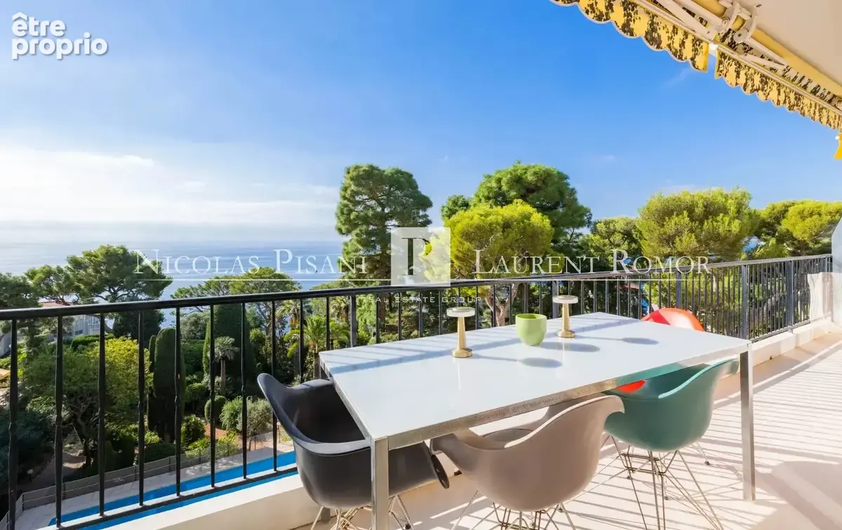 Cap d'Ail - Appartement avec terrasse et vue mer - Résidence avec piscine - photo 1