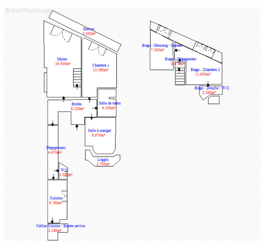 Appartement à PARIS-17E