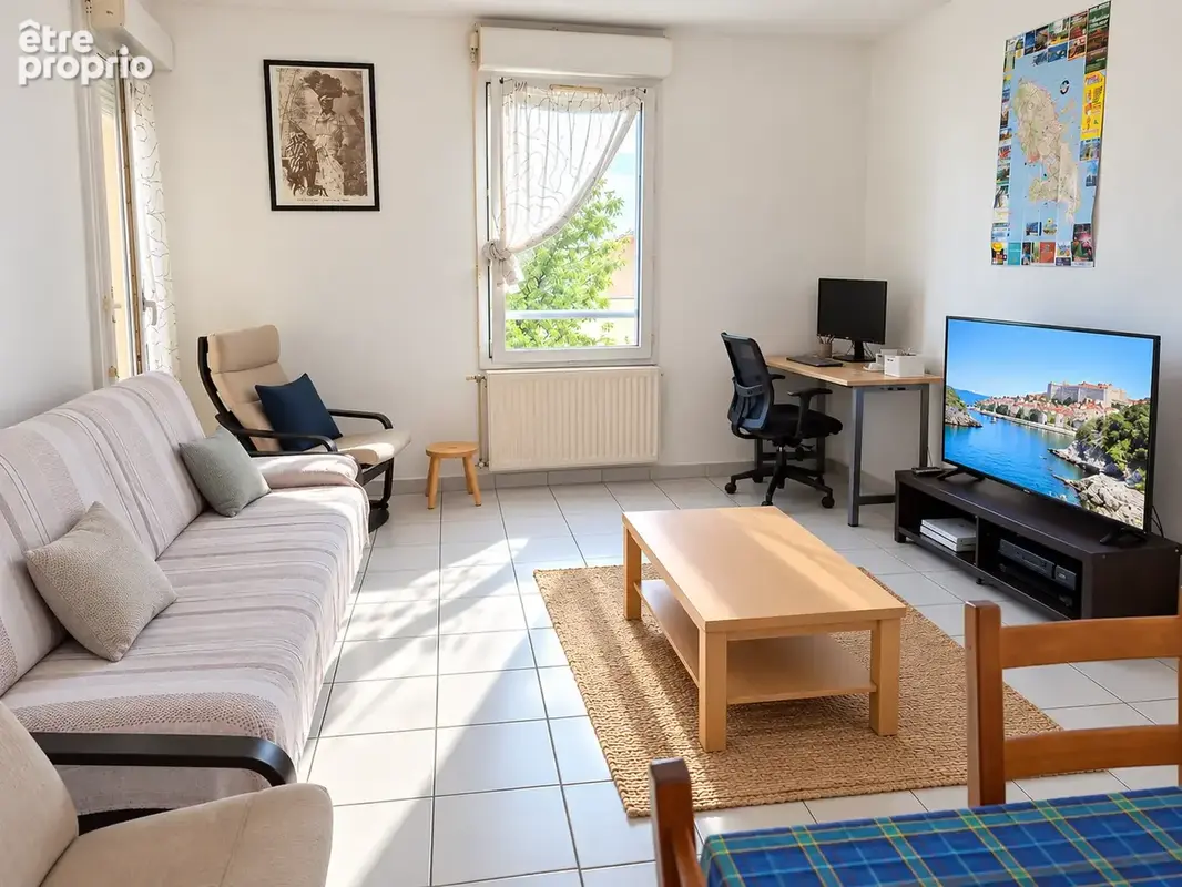 Montpellier   rives du lez   t2 de 47,60 m2 avec terrasse et parking en sous-sol - photo 2