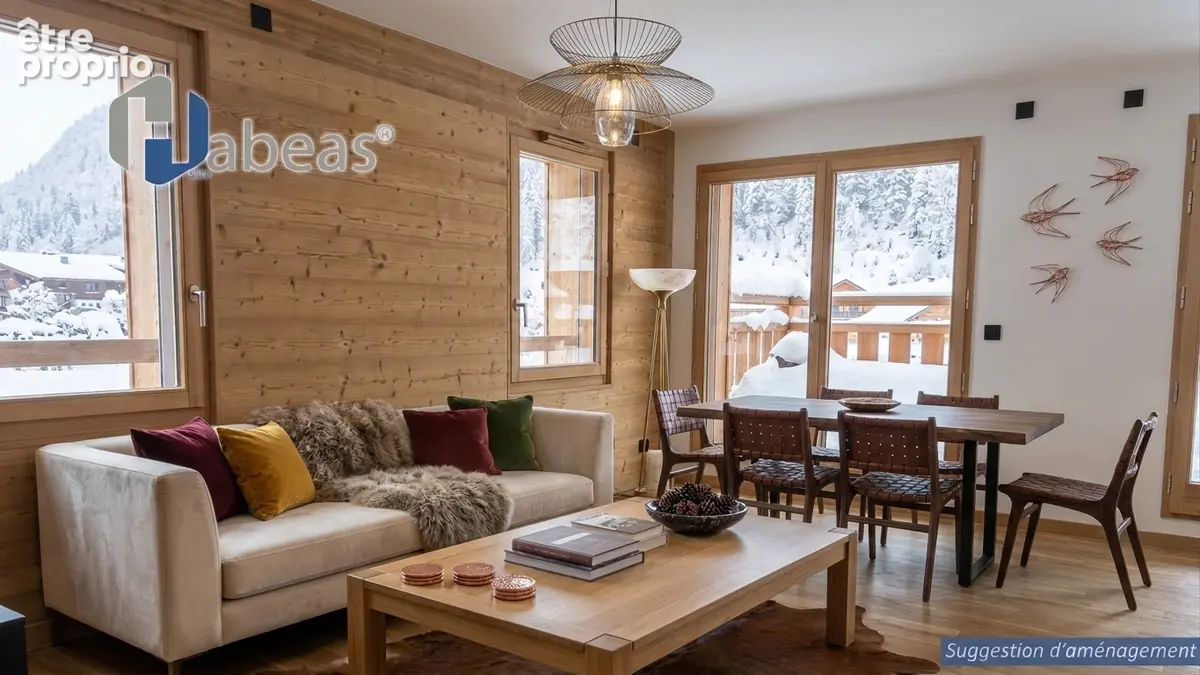 Appartement T2+ de 54m² en RDC avec grande terrasse de 14m² , 1 parkings et une cave à Montriond - photo 1