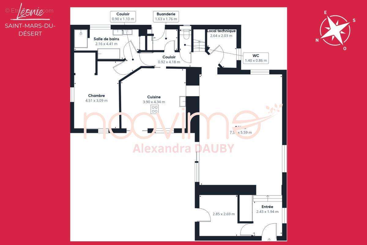 Maison à SAINT-MARS-DU-DESERT