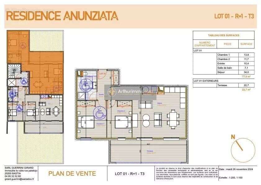 Appartement à SAN-MARTINO-DI-LOTA