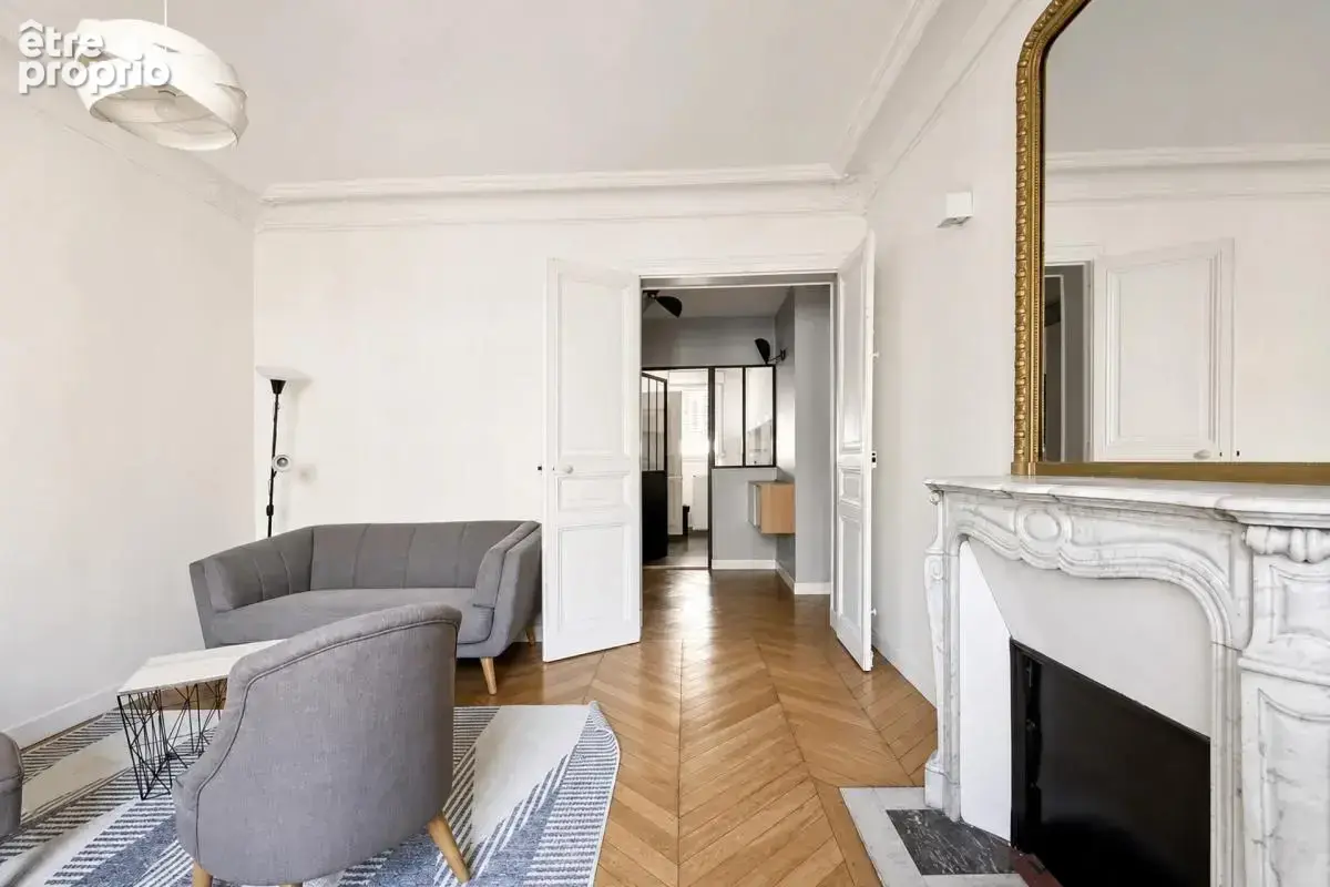 Paris appartement 3 pièces de 64 m² Paris 18ème arrondissement - photo 4