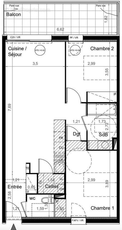 Appartement à LE BOUSCAT
