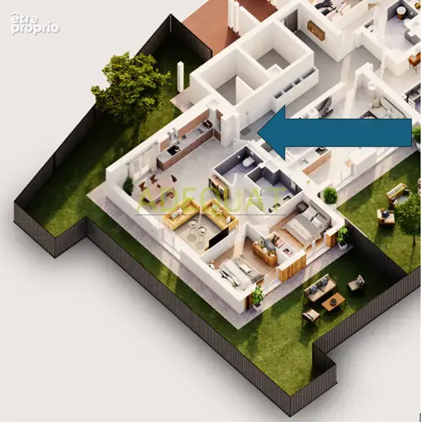 Appartement à SAINT-ANDRE-LE-GAZ