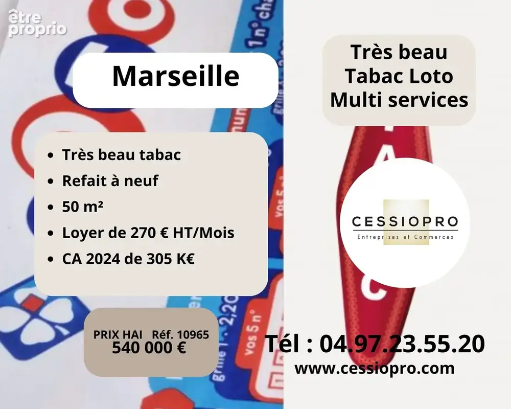 Commerce à MARSEILLE-15E