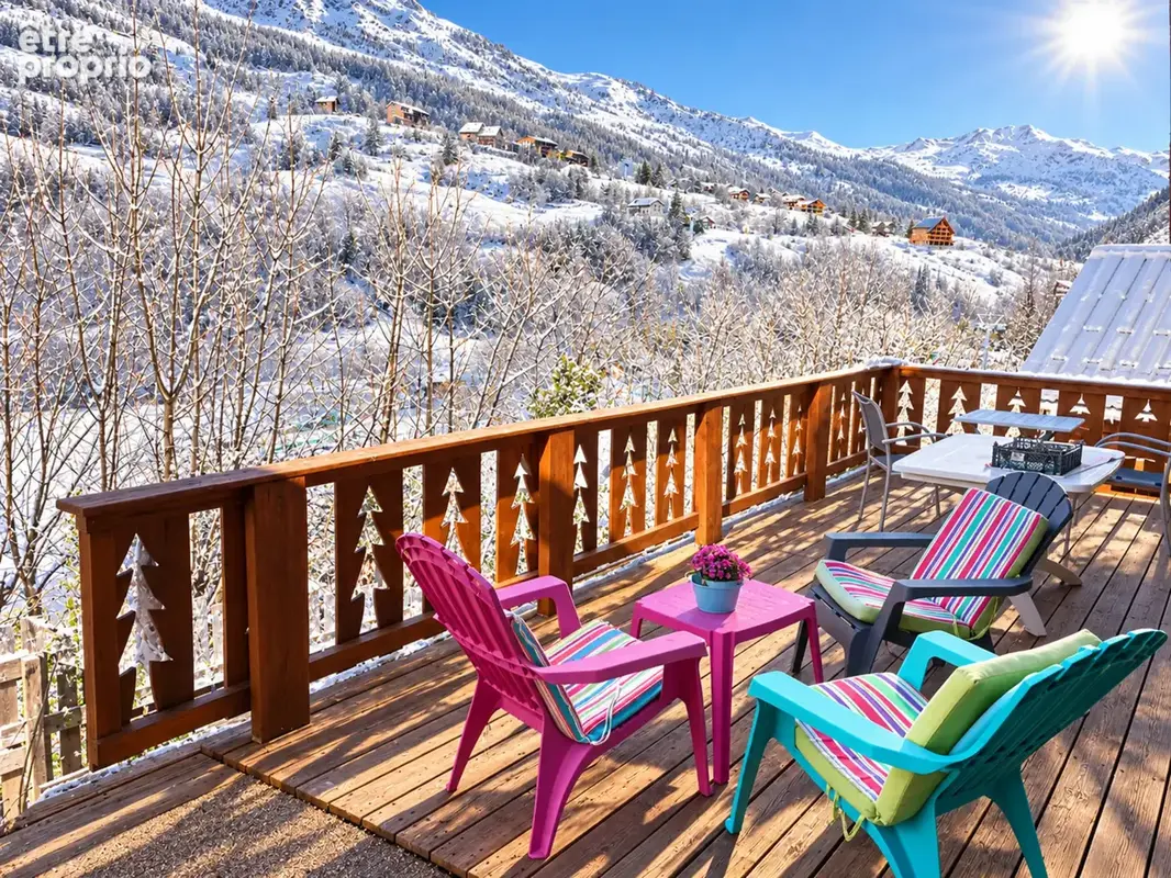 Val d'Allos, une oasis de fraicheur à la montagne - Label Famille Plus Montagne - Chalet 8 pièces - Vue montagne - Altitude 1400 - photo 2