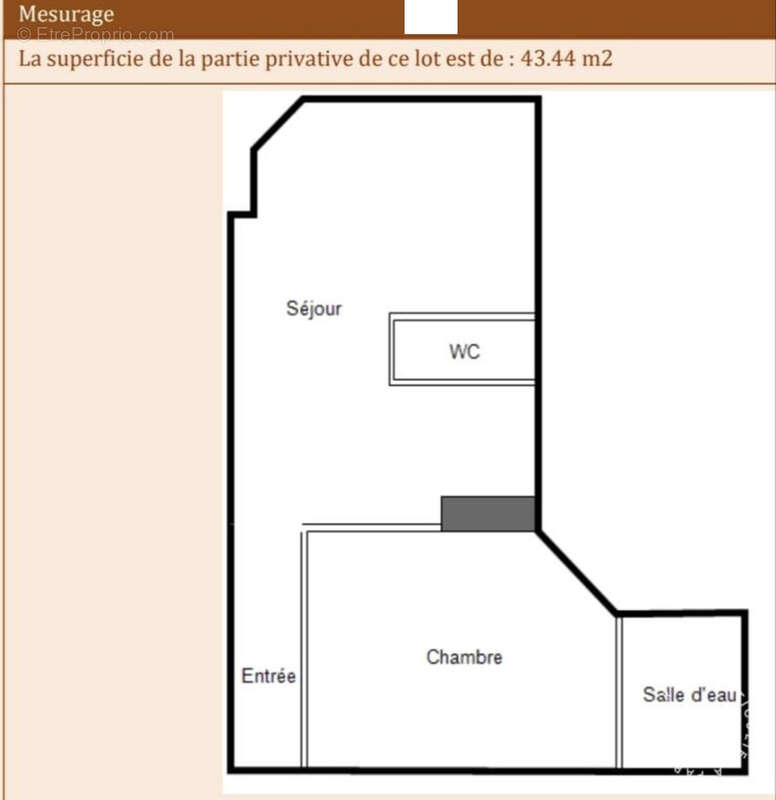 Appartement à PARIS-20E