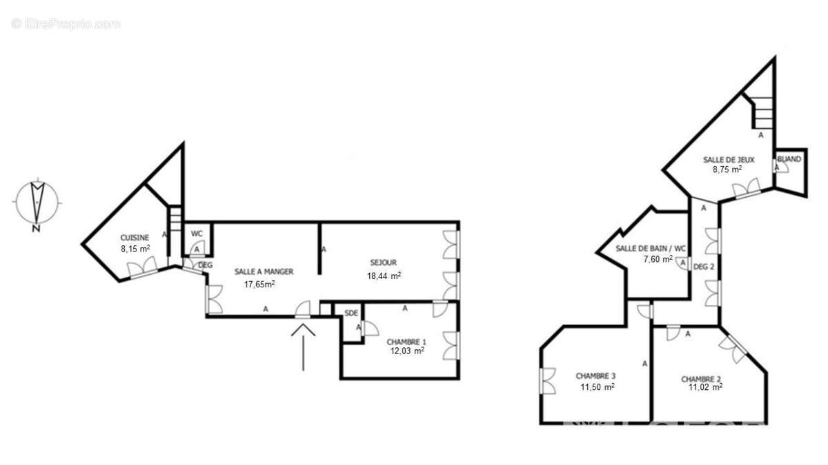 Appartement à PARIS-2E