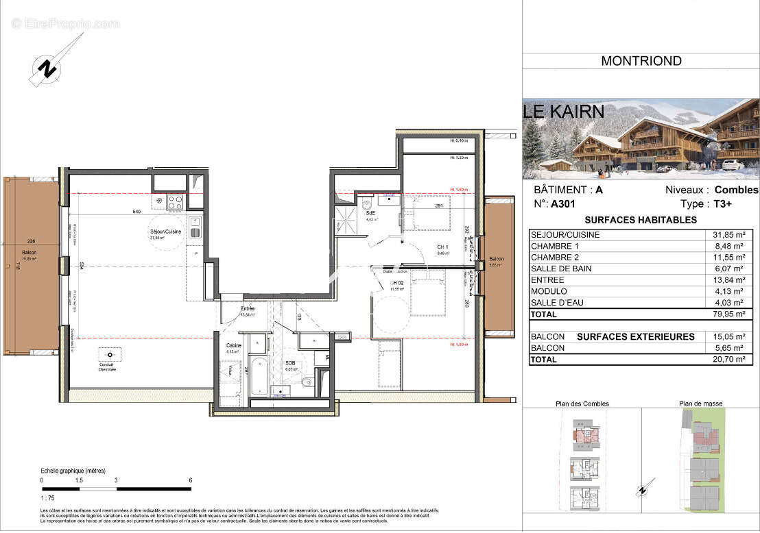 Appartement à MONTRIOND