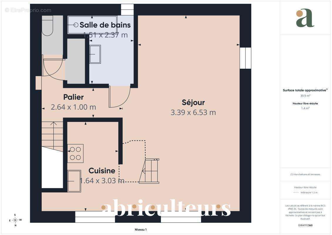 Appartement avec emplacement privilégié en vente à proximité du Parc de l’Ermitage au Bouscat (33110) - photo 9