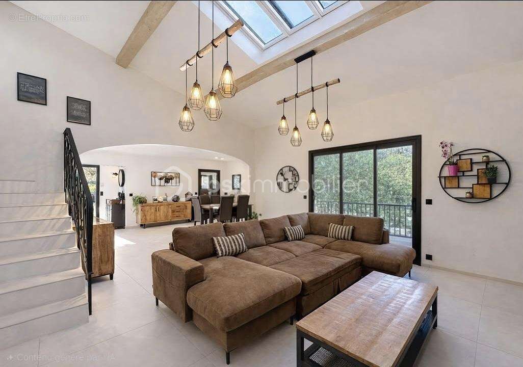 Roquefort-les-pins - superbe villa contemporaine au calme absol - photo 14