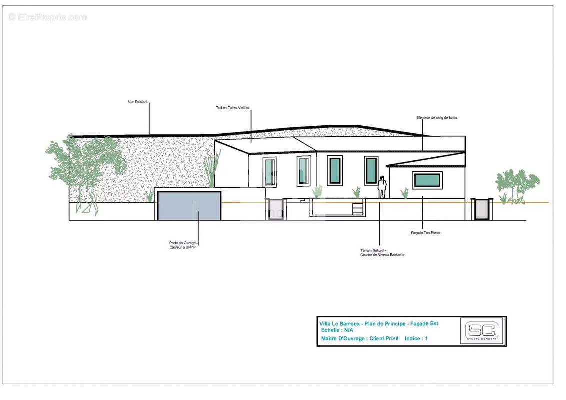 Terrain à LE BARROUX