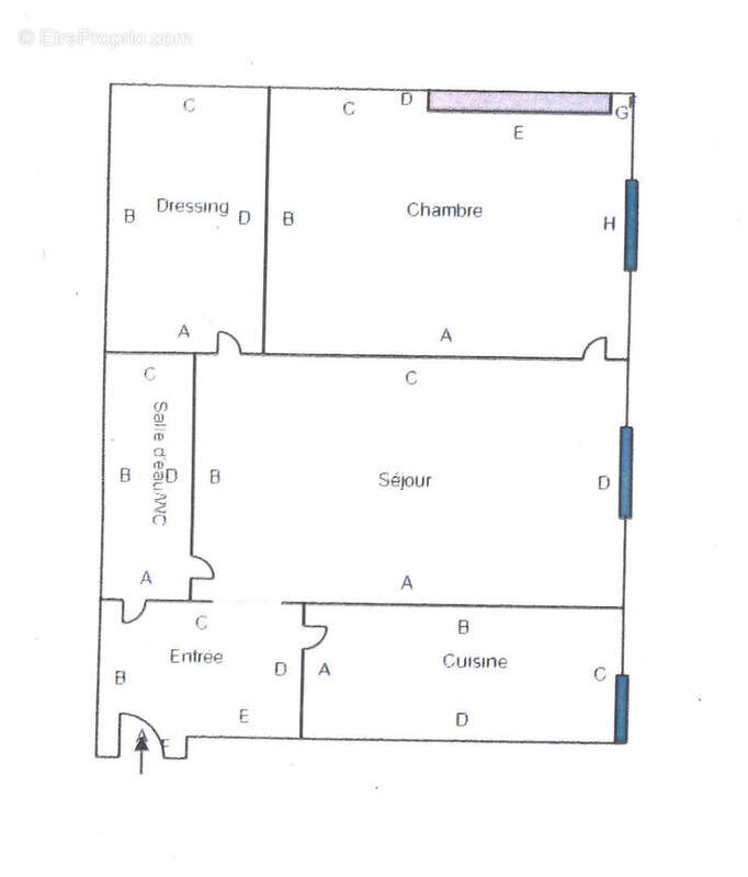 Appartement à PARIS-18E