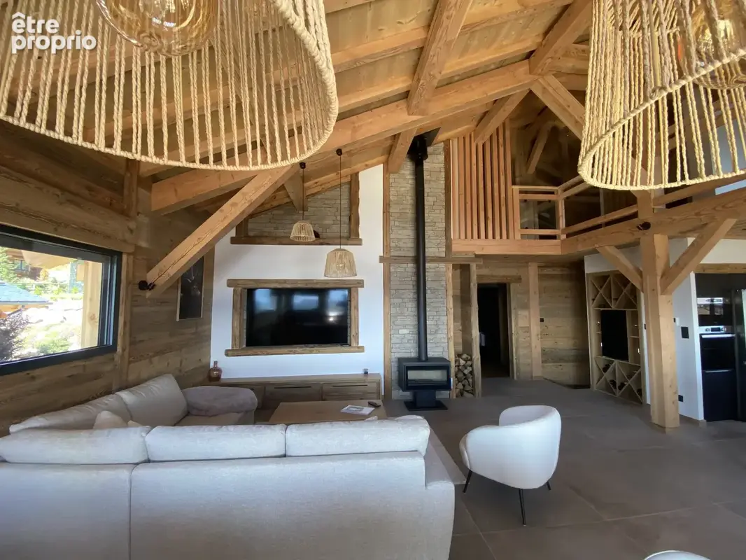 FONT-ROMEU - Splendide chalet en ossature bois à l'état du neuf de 221 m2 à vendre avec garage et terrasse - photo 9
