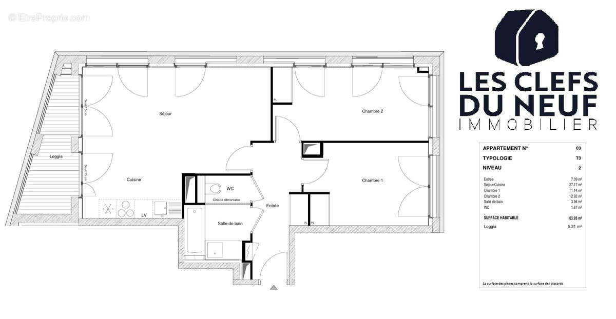 Appartement à PARIS-12E