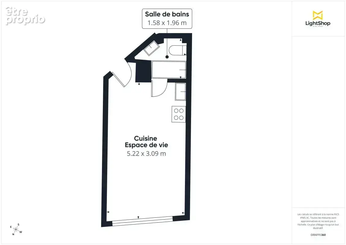 Idéal investissement locatif ! Studio lumineux de 19 m² - Rue de Tolbiac, Paris 13e - photo 3