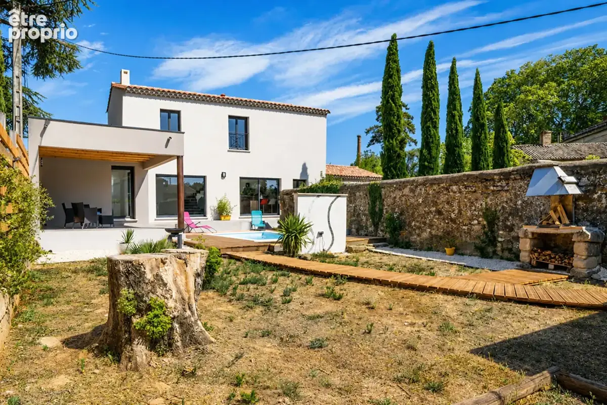 Maison d'architecte récente avec piscine et suite parentale de plain-pied à proximité d'Uzès - photo 11