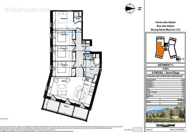 Appartement à BOURG-SAINT-MAURICE