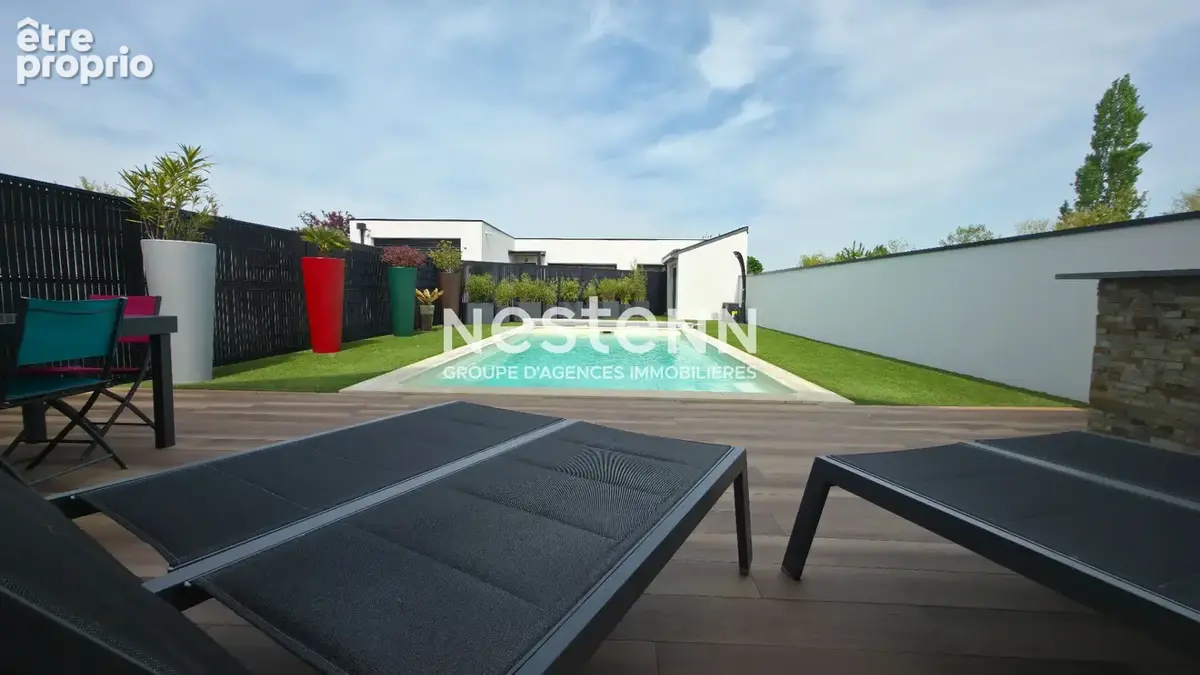Maison d'architecture contemporaine, de charme et moderne avec piscine à Montoir De Bretagne d'environ 180 m2 - photo 17
