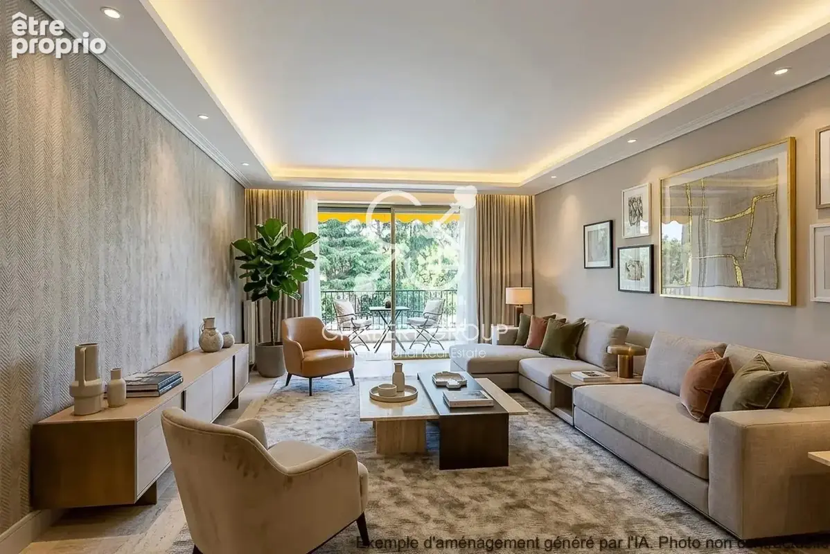 Cap-d'ail - appartement - 3 pièces - 92 m² - 2 terrasses - vue dégagée - résidence avec gardien & piscine - photo 3