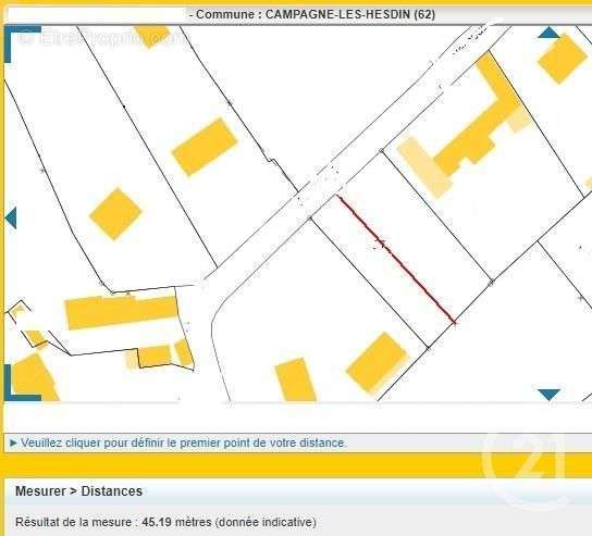 Terrain à CAMPAGNE-LES-HESDIN