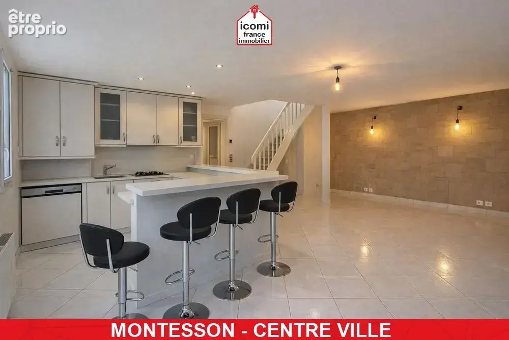 Yvelines - montesson (78360) - a vendre - appartement duplex au 1er et combles de 65 m² - piece de vie de 35m - 1/2 couchages -  - photo 4
