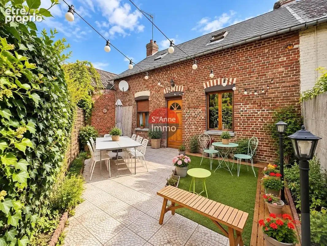 Champien - 96m2 - 3 chambres - 1 bureau - garages - jardin - terrasse - cave - photo 16